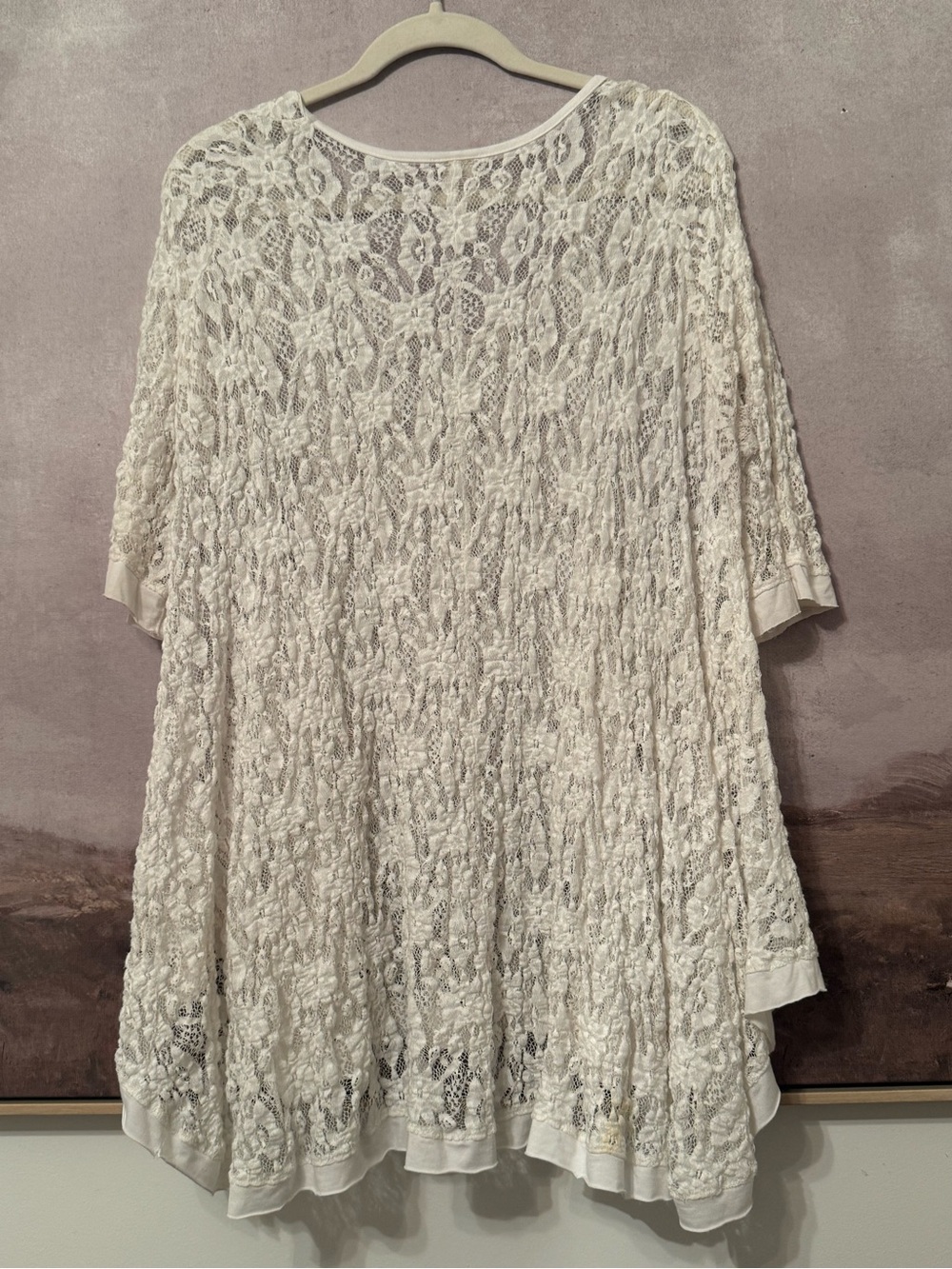 Marigold | Women Lace Top Tunic / Large - Picture 13 of 14